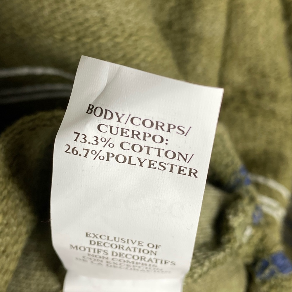 Lucky Brand Green Textured Hoodie Boys Size XL Pullover - Picture 5 of 9